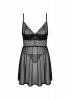 Sekswony zestaw babydoll i stringi Obssesive   M/L